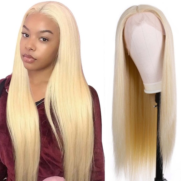 - ✨22” BLONDE 613 NATURAL STRAIGHT LACE FRONT WIG💫 *NEW*